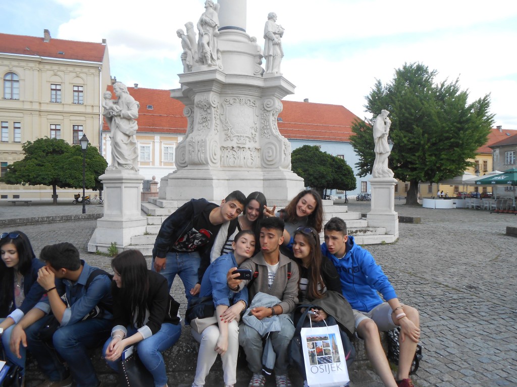 Gli studenti "europei" del Malafarina durante il Meeting in Croazia