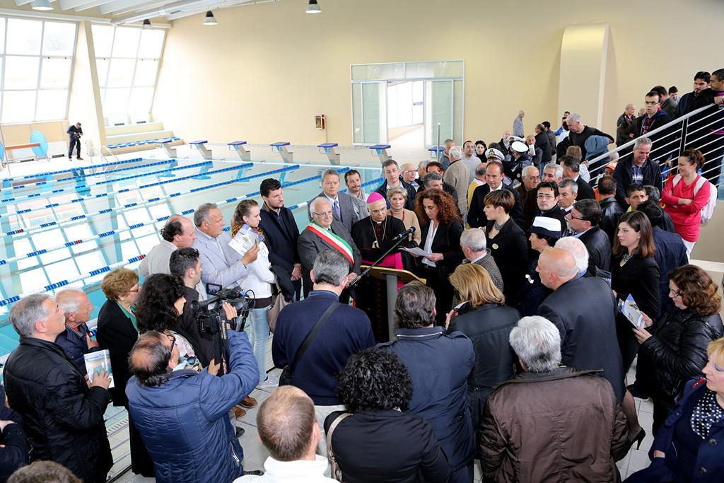 Un momento della cerimonia d'inaugurazione